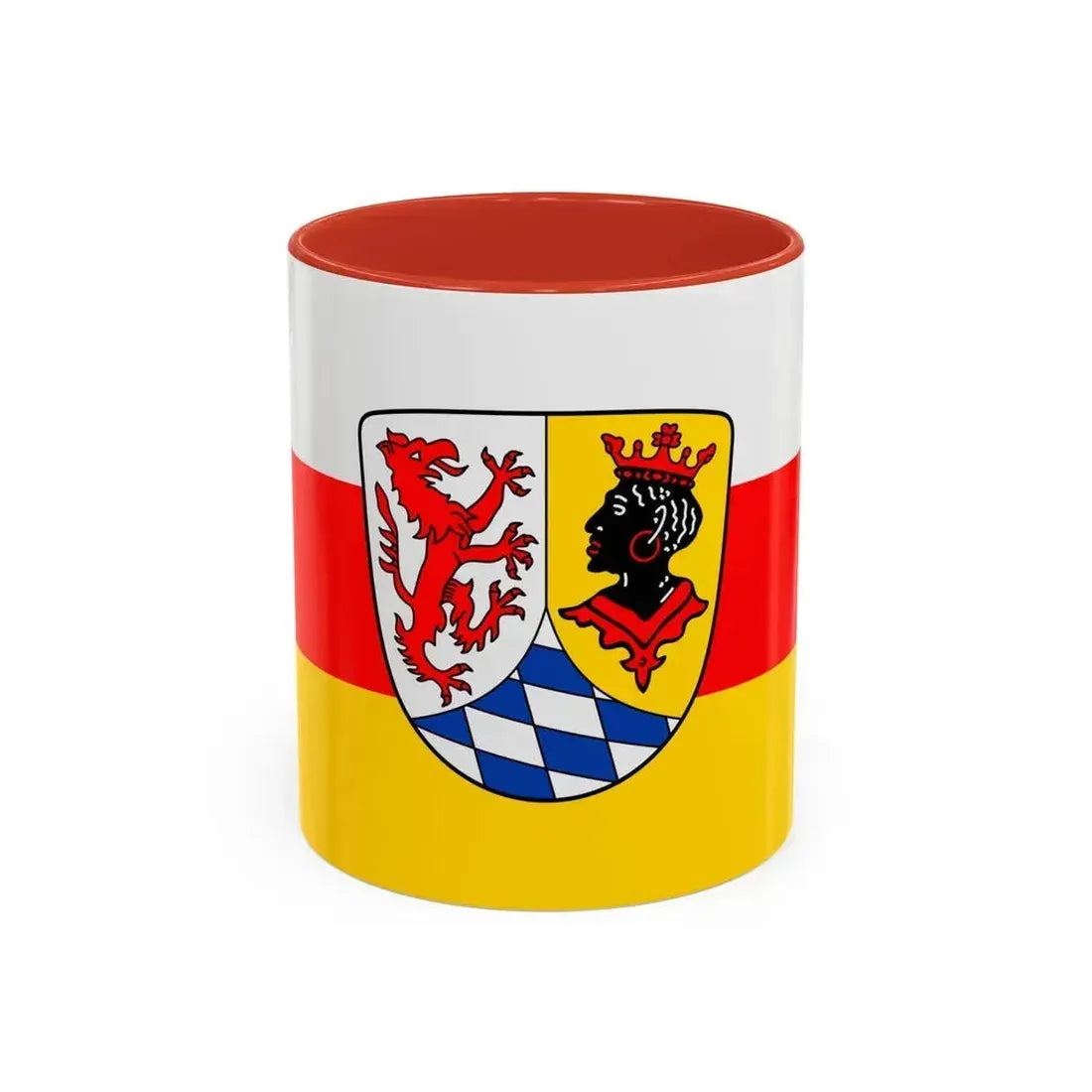 Flag of Garmisch Partenkirchen Germany - Accent Coffee Mug 11oz Red - Go Mug Yourself