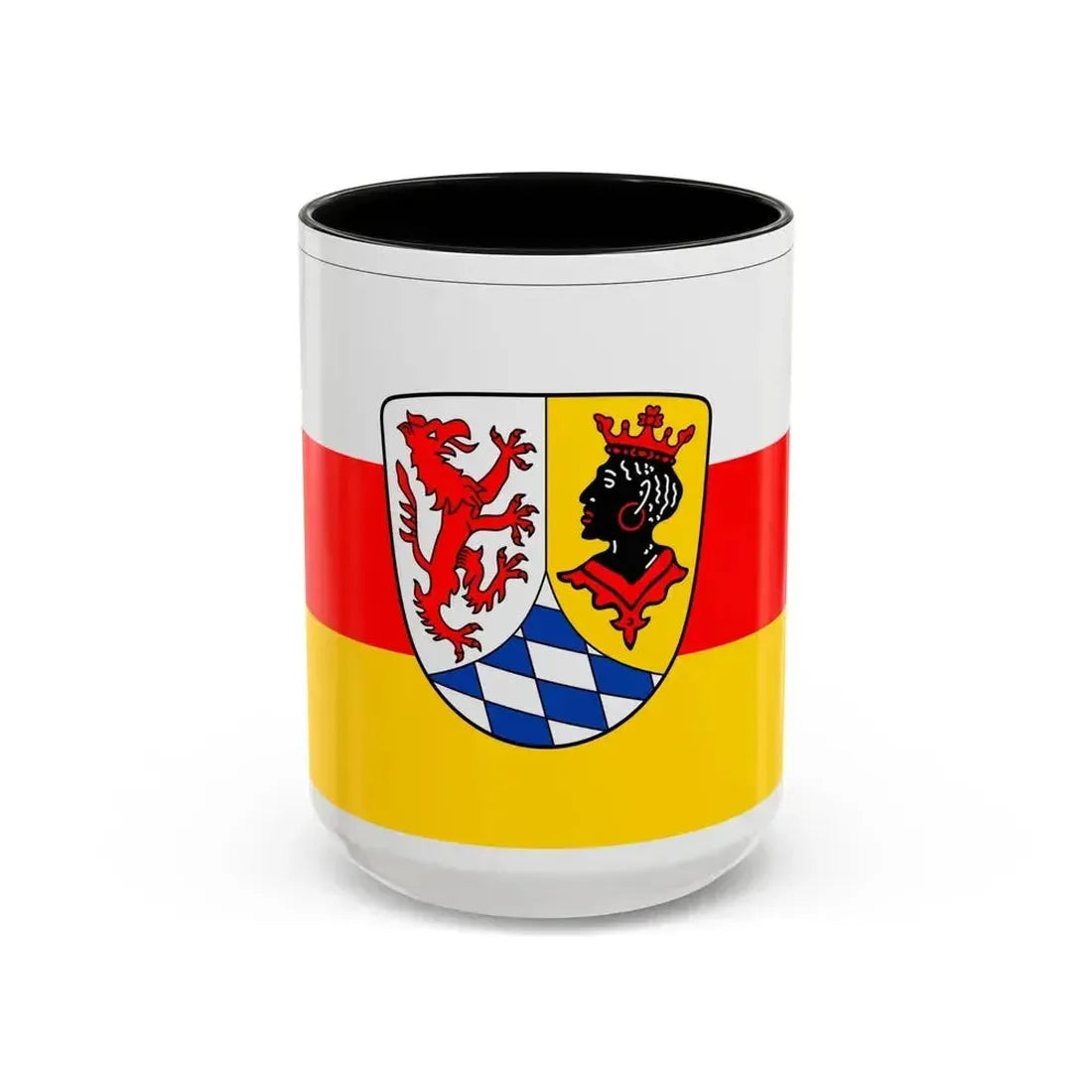 Flag of Garmisch Partenkirchen Germany - Accent Coffee Mug 15oz Black - Go Mug Yourself
