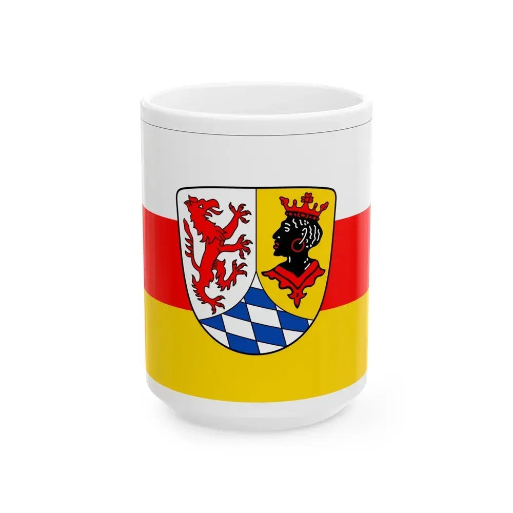Flag of Garmisch Partenkirchen Germany - White Coffee Mug 15oz - Go Mug Yourself