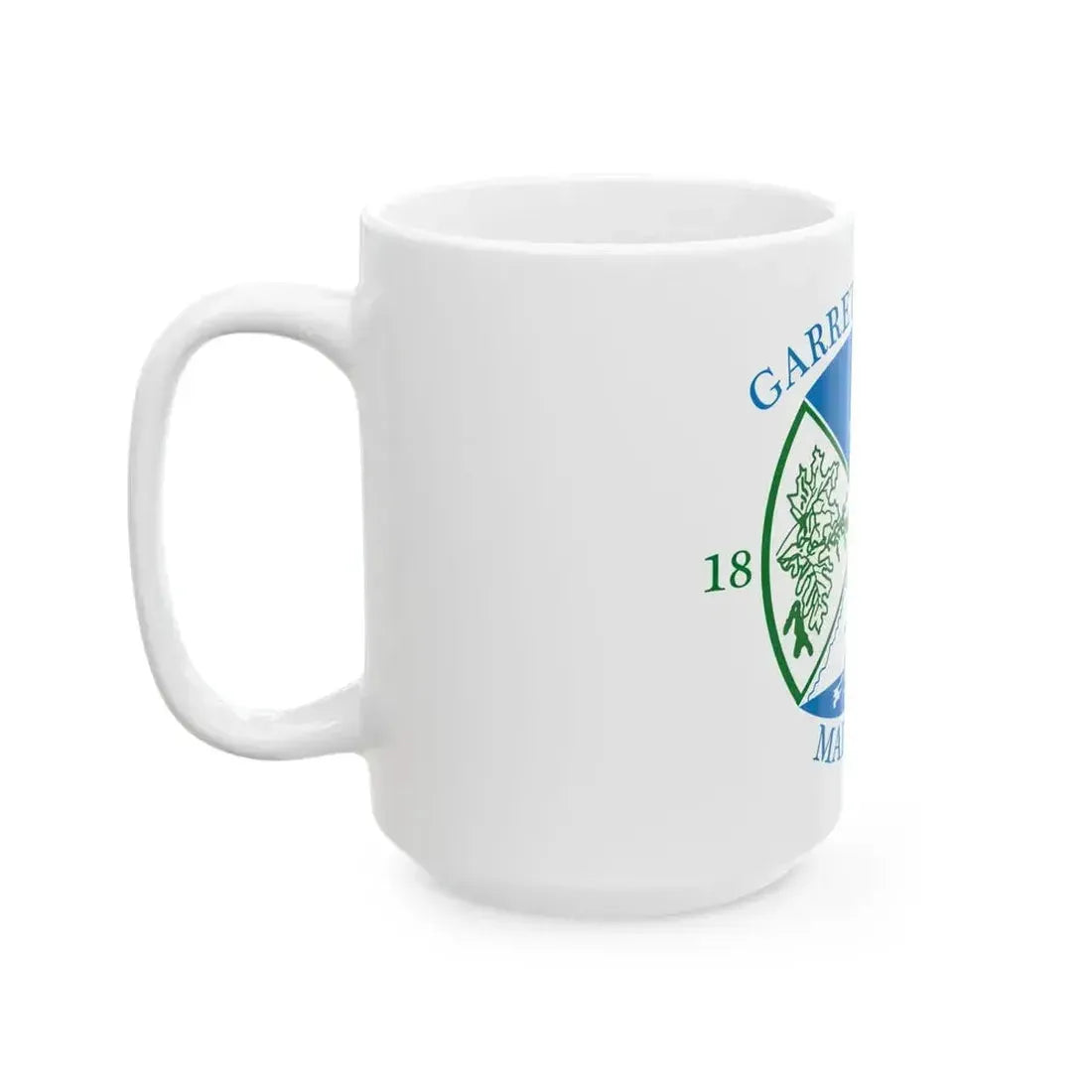 Flag of Garrett County Maryland (United States) White Coffee Mug - Go Mug Yourself