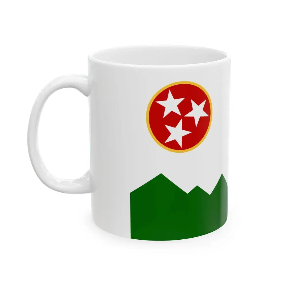 Flag of Gatlinburg Tennessee (United States) White Coffee Mug - Go Mug Yourself