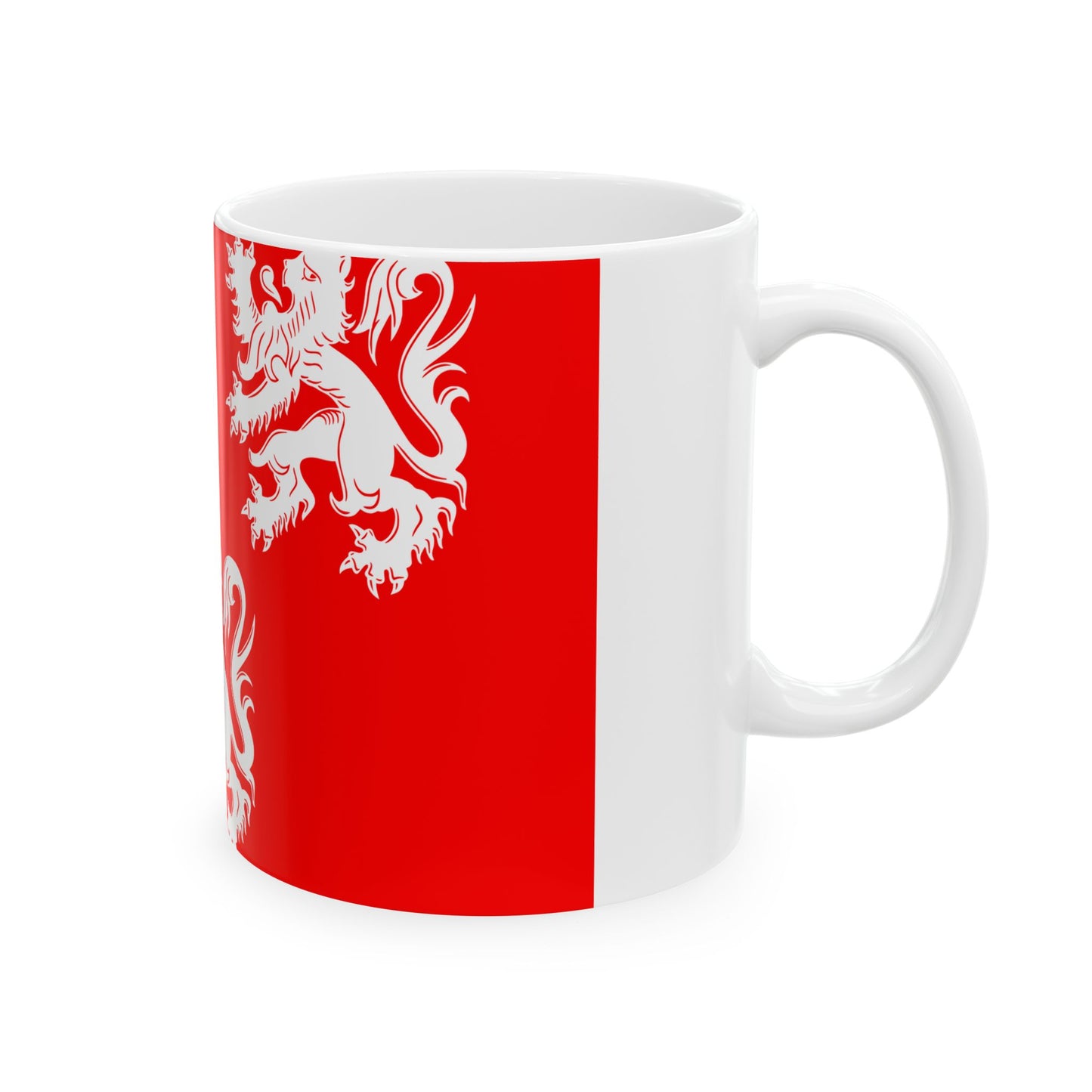 Flag of Gavere (Belgium) White Coffee Mug-Go Mug Yourself