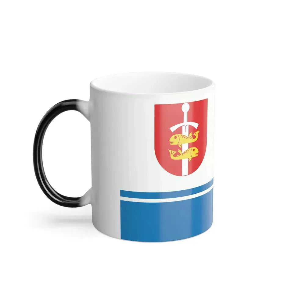 Flag of Gdynia Poland - Color Changing Coffee Mug - Go Mug Yourself