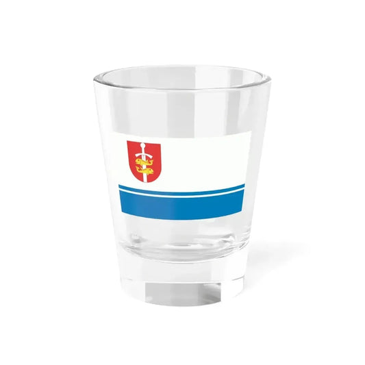 Flag of Gdynia Poland - Shot Glass 1.5oz 1.5oz - Go Mug Yourself
