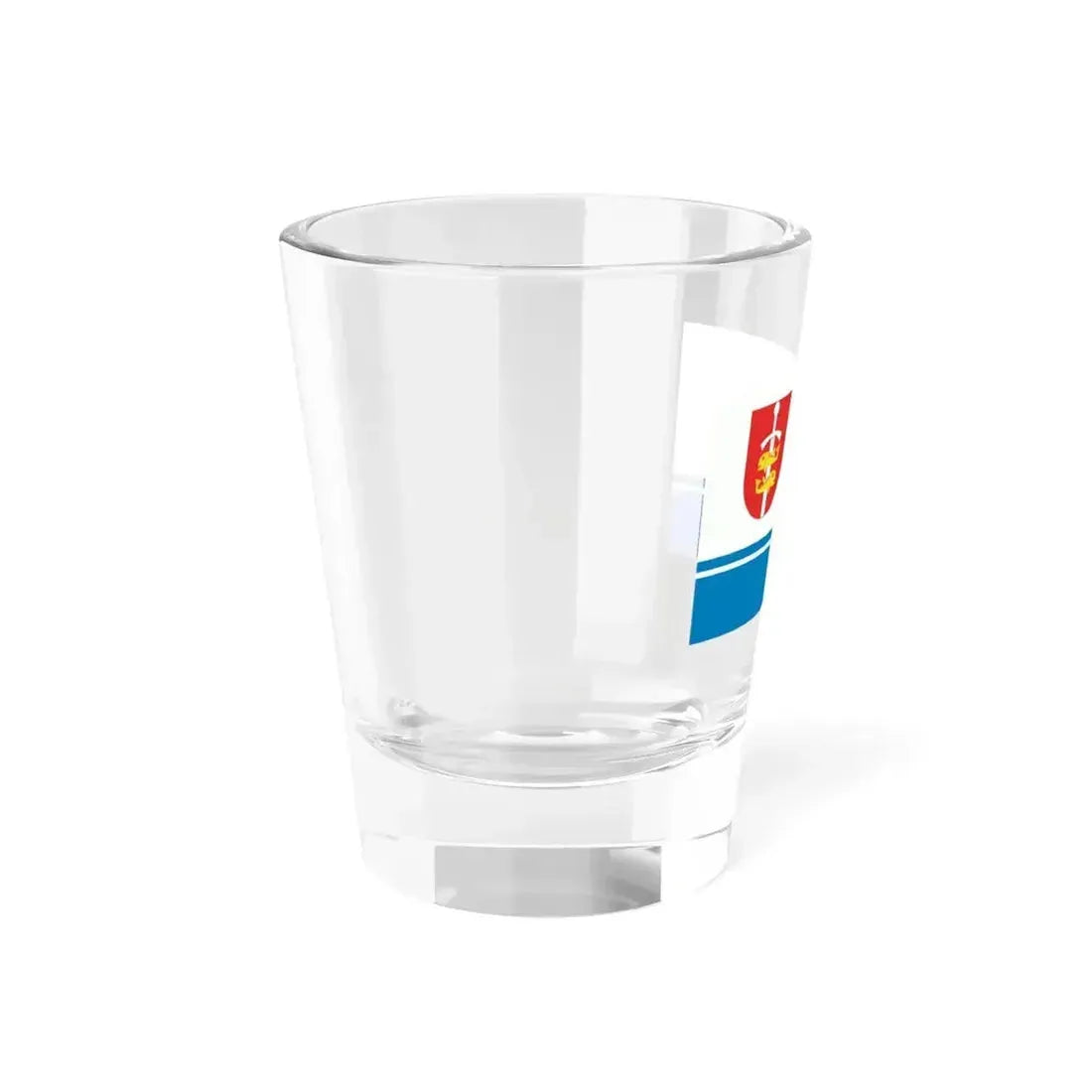 Flag of Gdynia Poland - Shot Glass 1.5oz - Go Mug Yourself