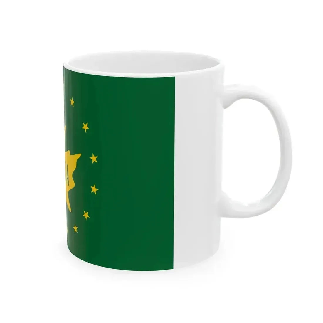 Flag of Geauga County Ohio (United States) White Coffee Mug - Go Mug Yourself