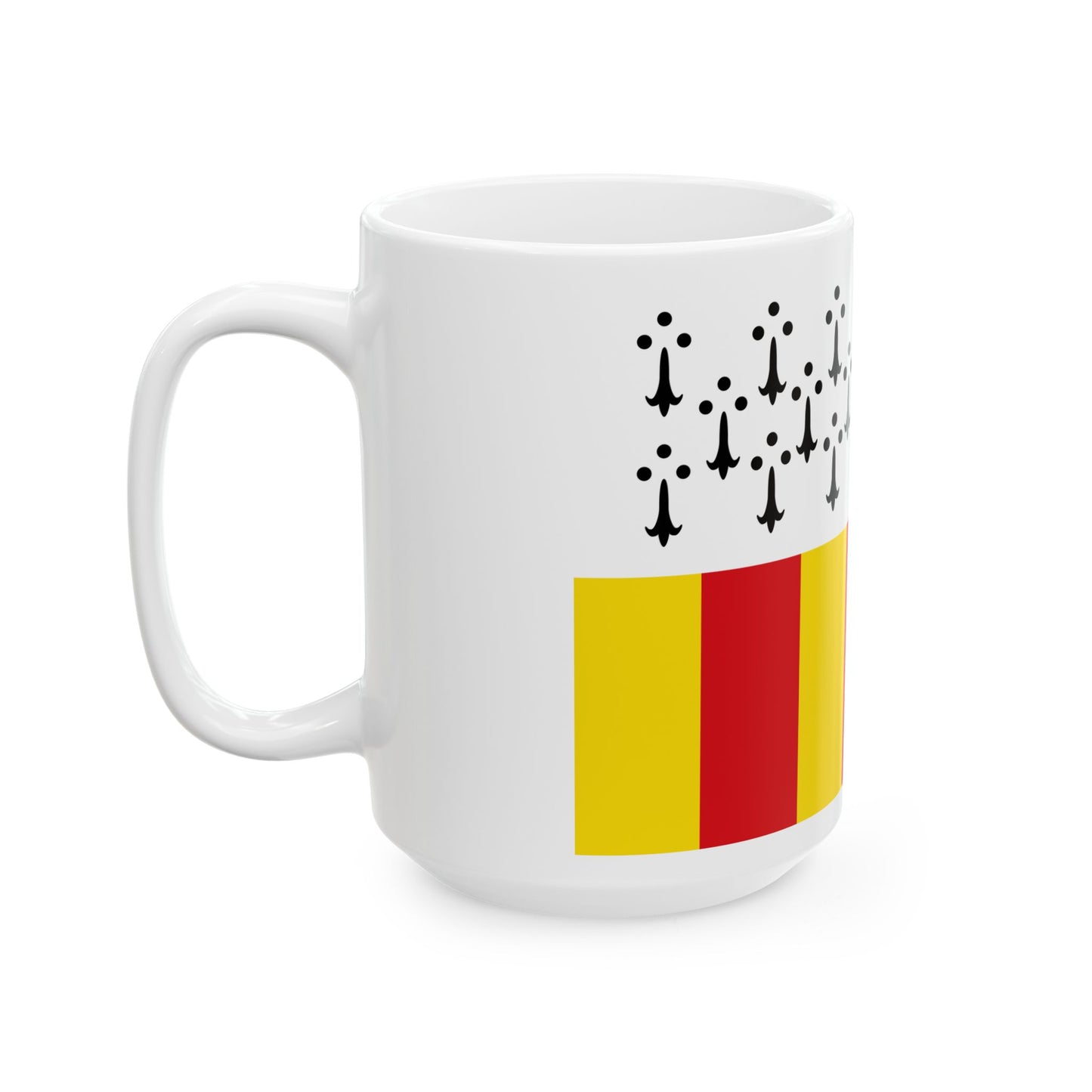 Flag of Geel (Belgium) White Coffee Mug-Go Mug Yourself