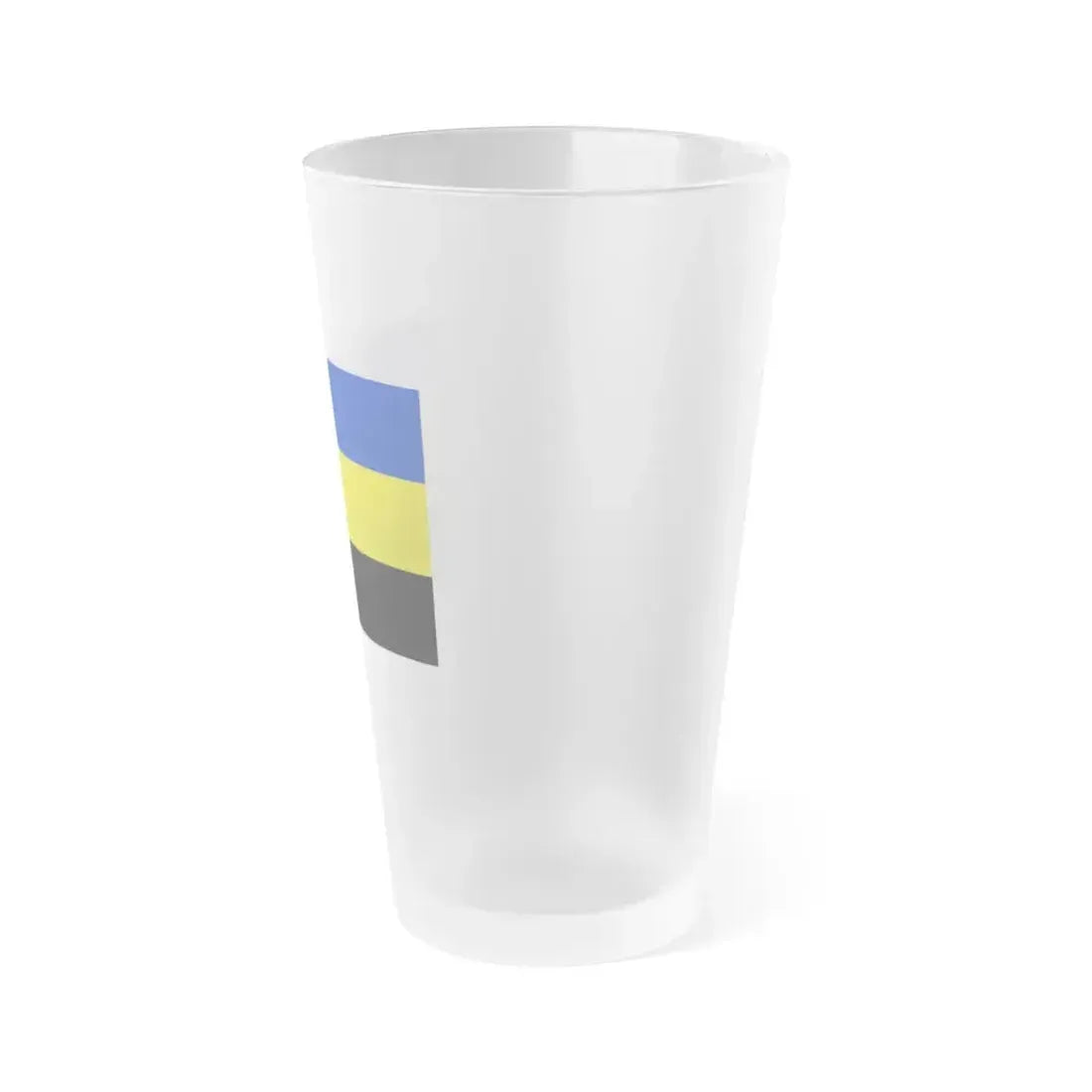 Flag of Gelderland Netherlands - Frosted Pint Glass 16oz - Go Mug Yourself