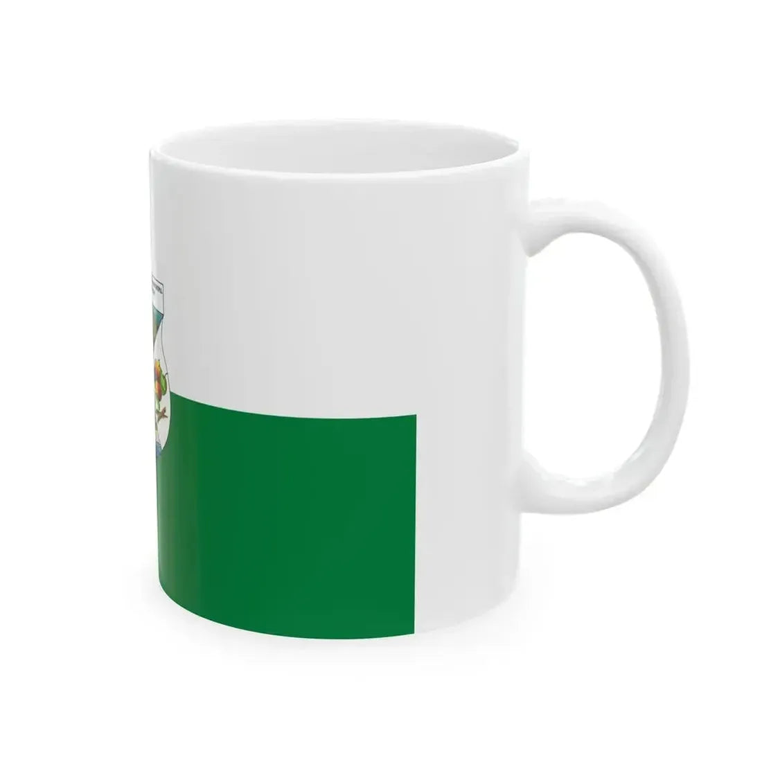 Flag of General Antonio Elizalde (Ecuador) White Coffee Mug - Go Mug Yourself