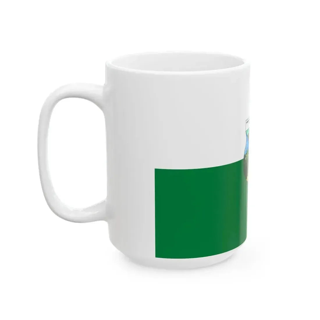 Flag of General Antonio Elizalde (Ecuador) White Coffee Mug - Go Mug Yourself
