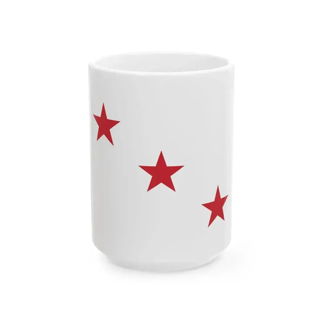 Flag of general of army corps of Italy (Italy) White Coffee Mug 15oz - Go Mug Yourself