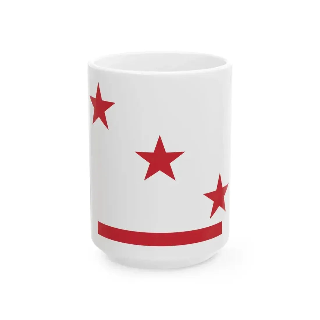 Flag of general of army corps of Italy underlined (Italy) White Coffee Mug 15oz - Go Mug Yourself