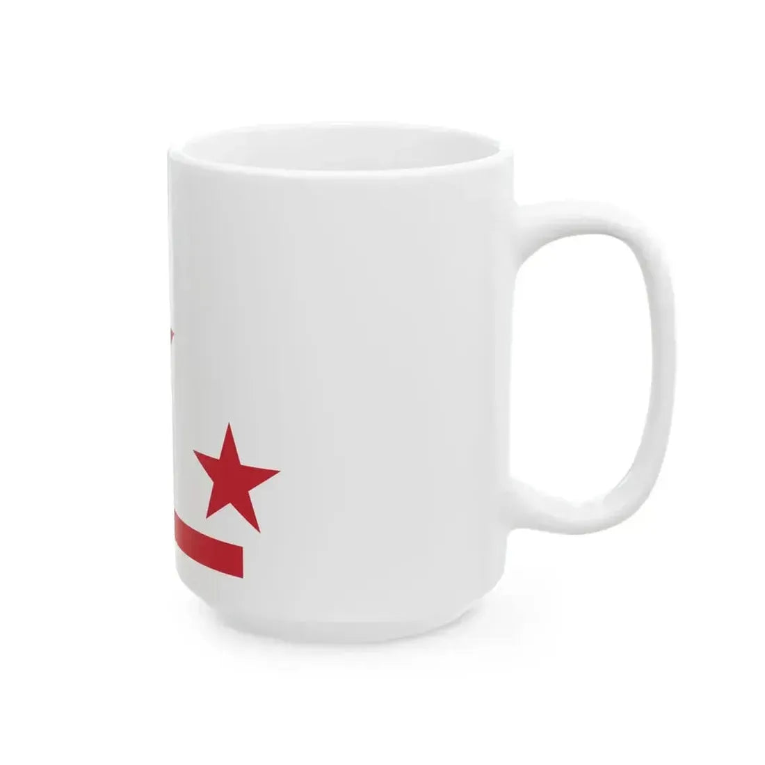 Flag of general of army corps of Italy underlined (Italy) White Coffee Mug - Go Mug Yourself