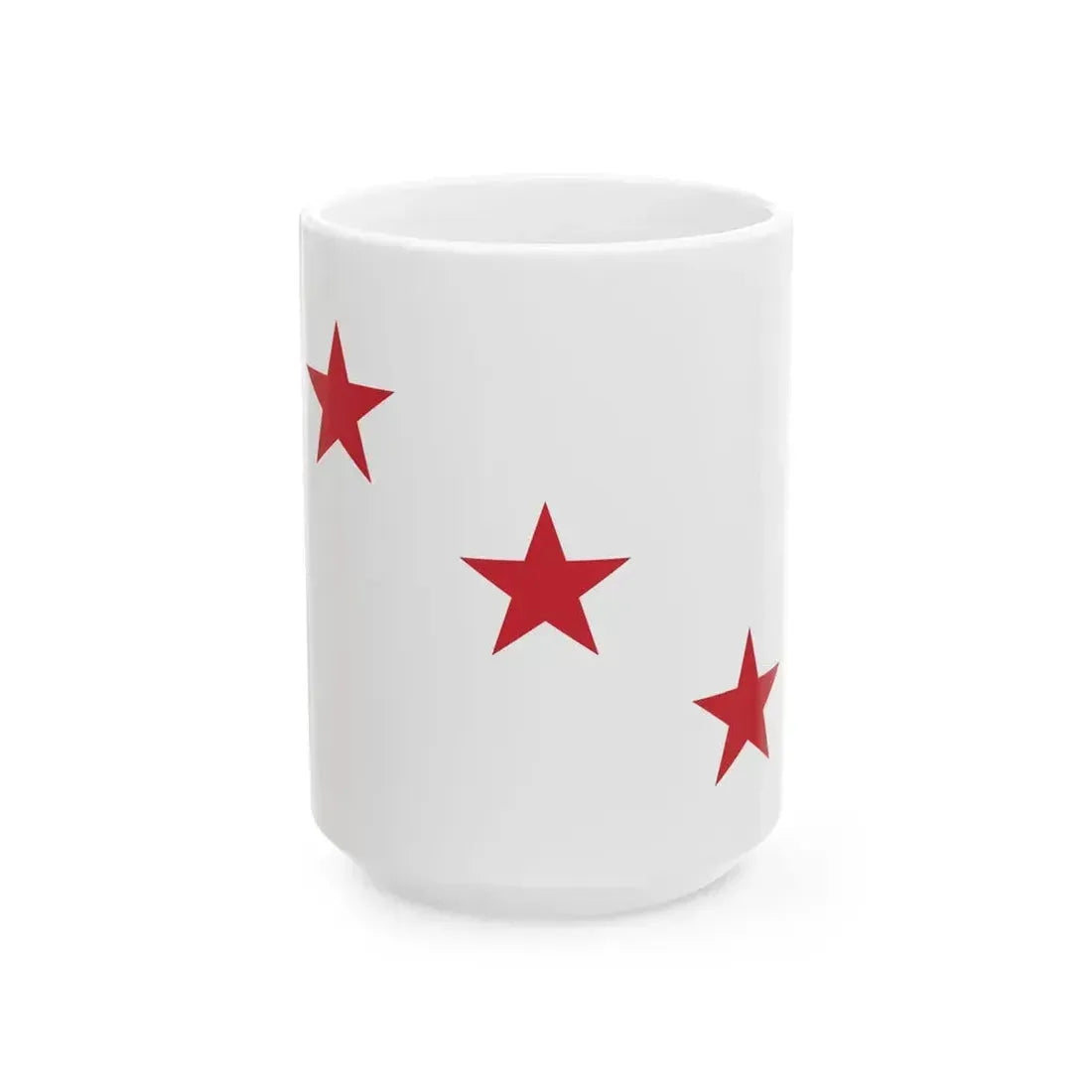 Flag of general of army of the Regia Marina (Italy) White Coffee Mug 15oz - Go Mug Yourself