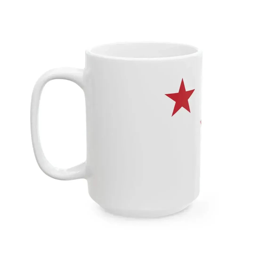 Flag of general of army of the Regia Marina (Italy) White Coffee Mug - Go Mug Yourself