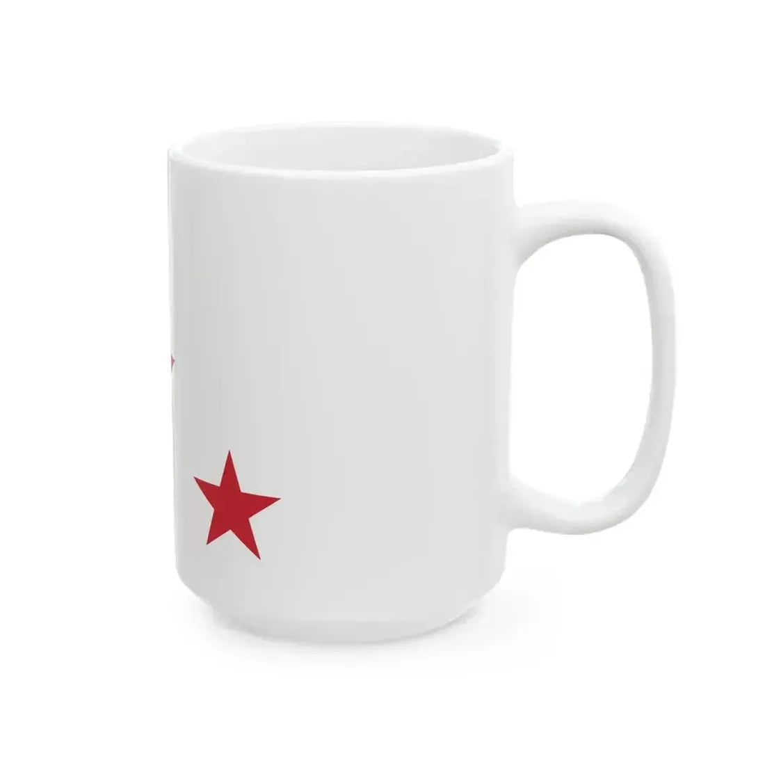 Flag of general of army of the Regia Marina (Italy) White Coffee Mug - Go Mug Yourself