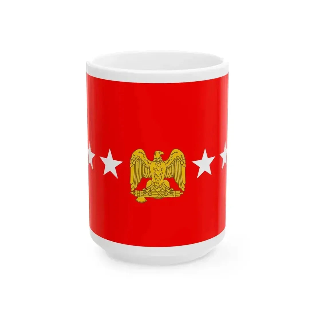 Flag of General of the Armies Culver flag 1922 (United States) White Coffee Mug 15oz - Go Mug Yourself
