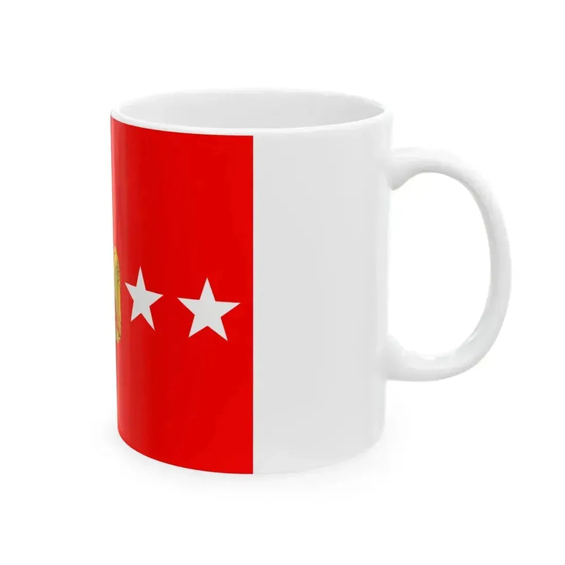 Flag of General of the Armies Culver flag 1922 (United States) White Coffee Mug - Go Mug Yourself