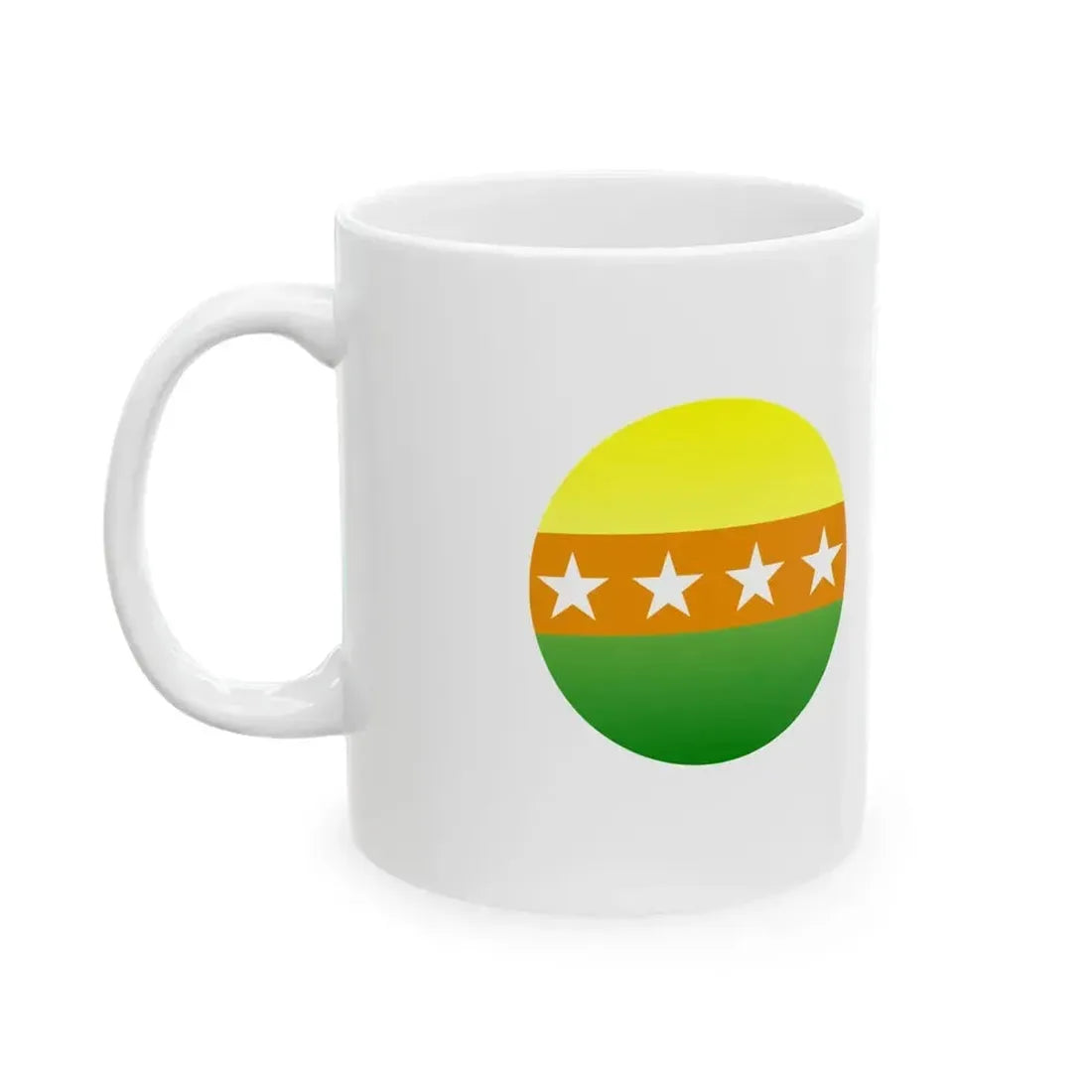 Flag of General Villamil (Ecuador) White Coffee Mug - Go Mug Yourself