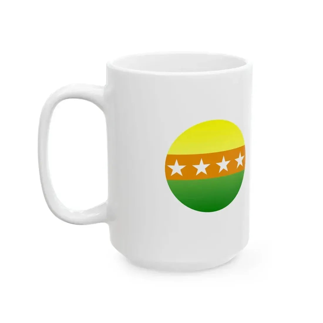Flag of General Villamil (Ecuador) White Coffee Mug - Go Mug Yourself