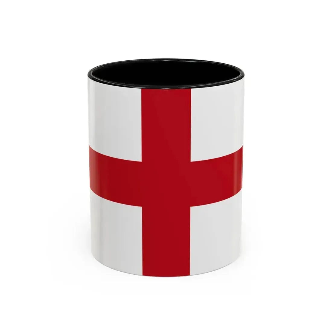 Flag of Genoa Italy - Accent Coffee Mug 11oz Black - Go Mug Yourself