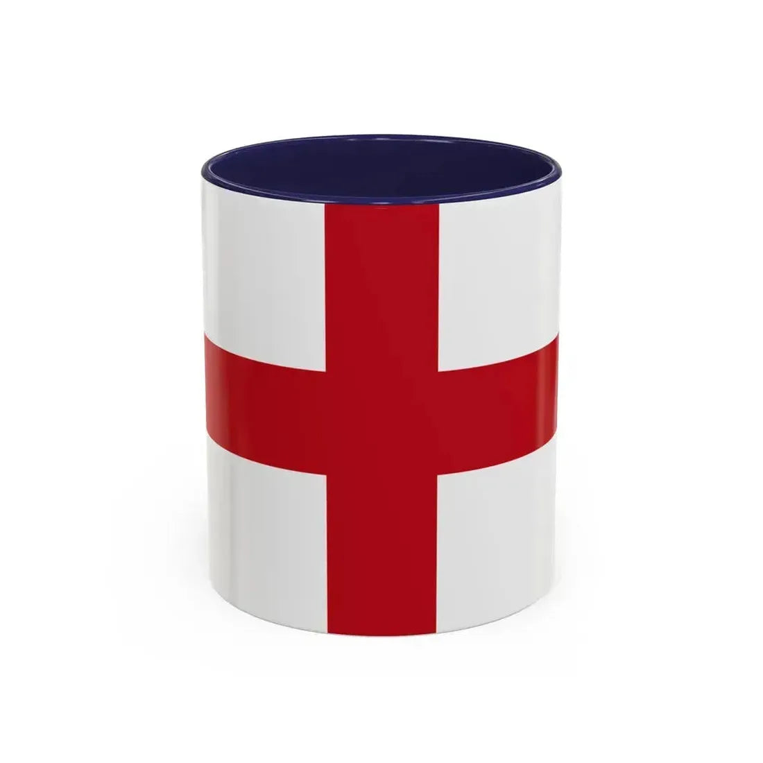 Flag of Genoa Italy - Accent Coffee Mug 11oz Navy - Go Mug Yourself