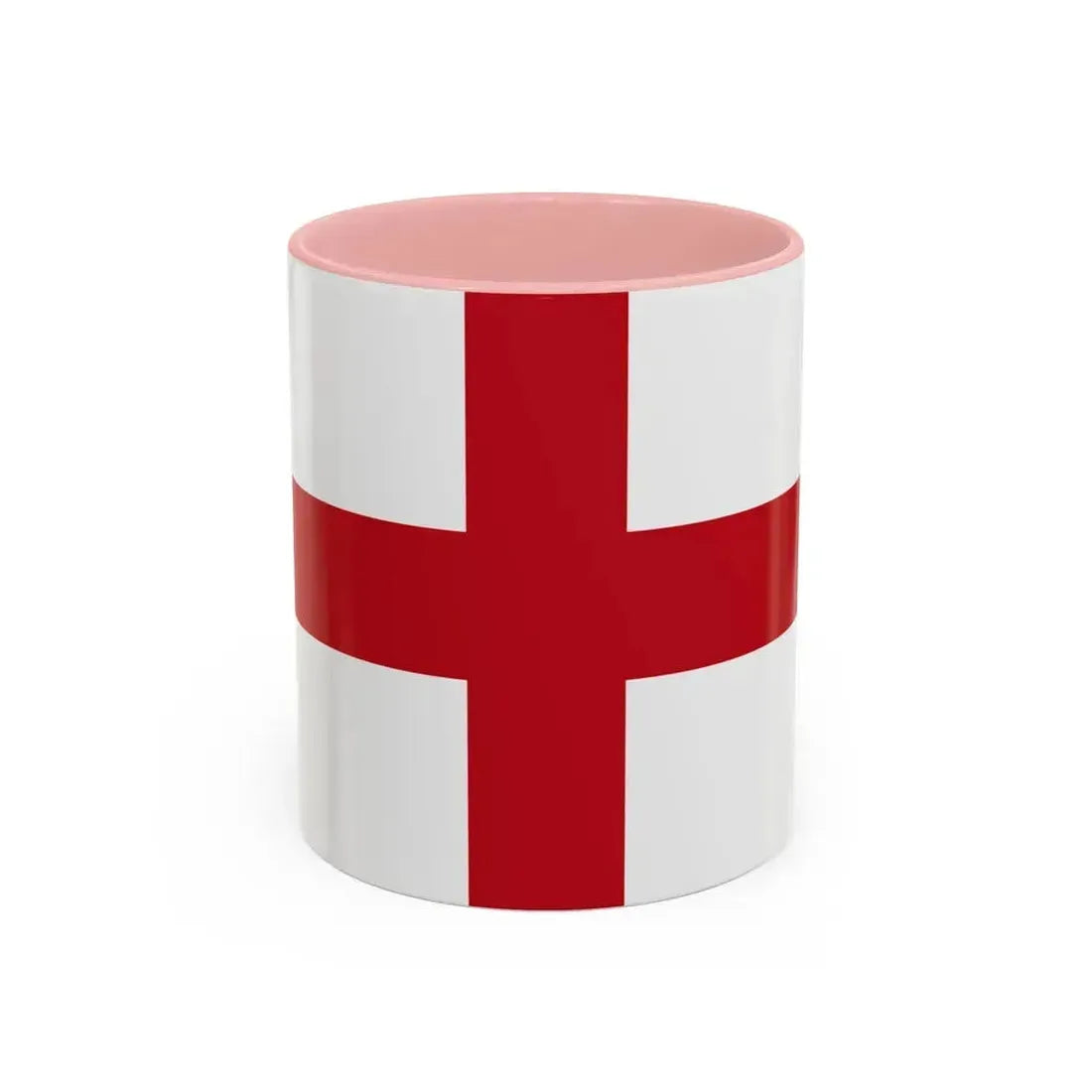 Flag of Genoa Italy - Accent Coffee Mug 11oz Pink - Go Mug Yourself