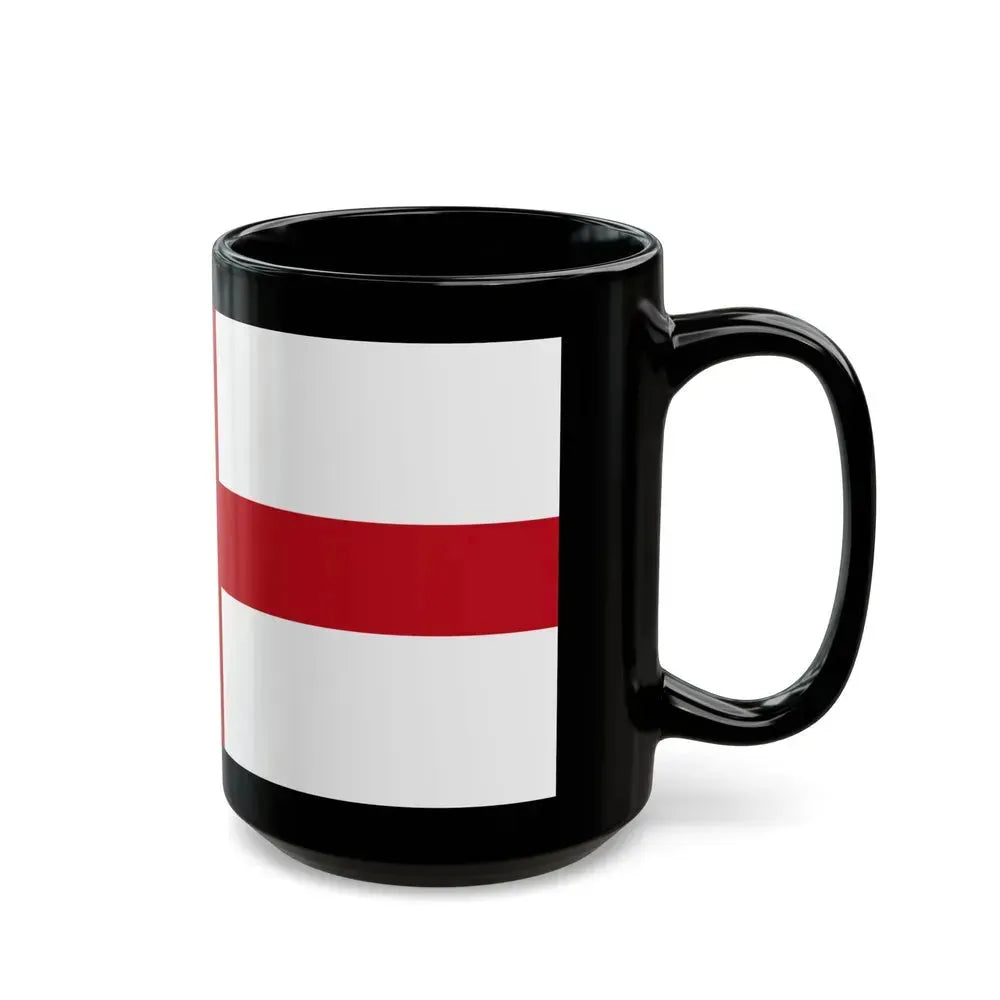 Flag of Genoa Italy - Black Coffee Mug - Go Mug Yourself