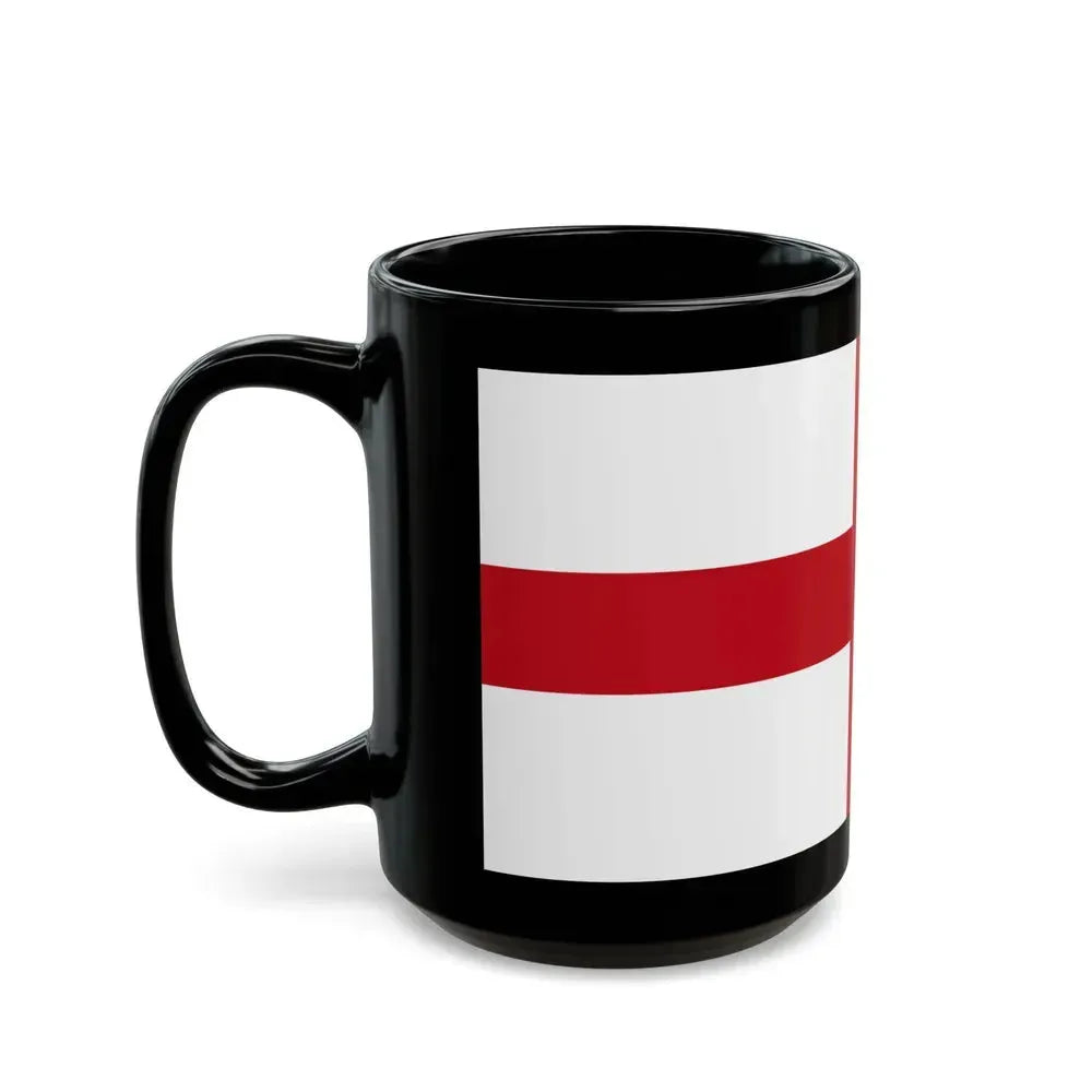 Flag of Genoa Italy - Black Coffee Mug - Go Mug Yourself