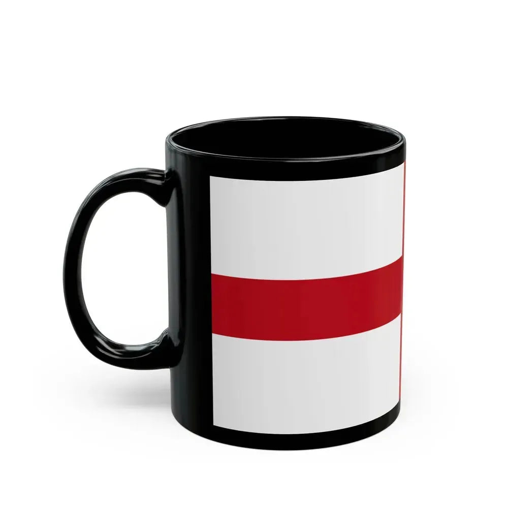 Flag of Genoa Italy - Black Coffee Mug - Go Mug Yourself