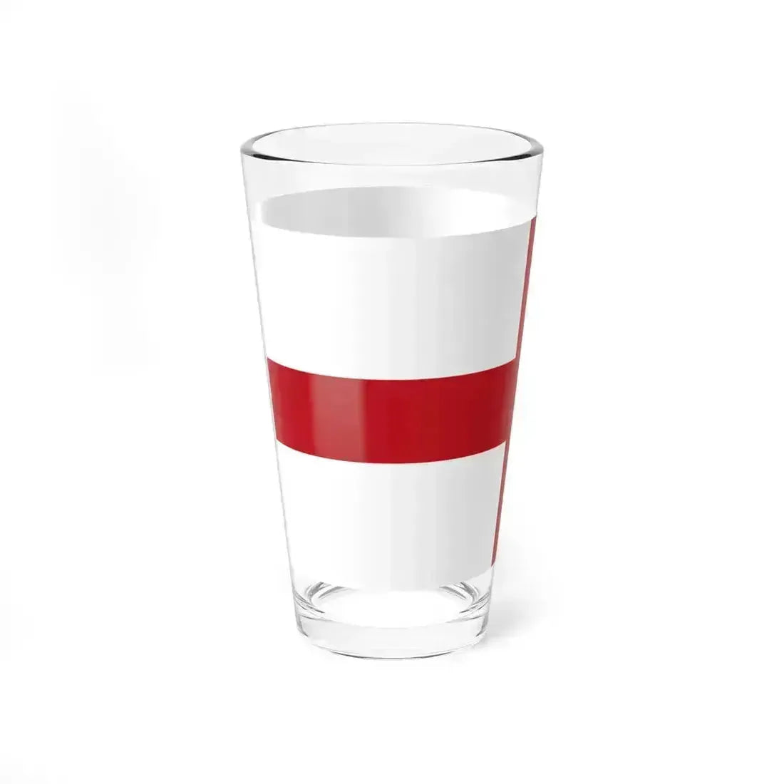 Flag of Genoa (Italy) Pint Glass 16oz - Go Mug Yourself