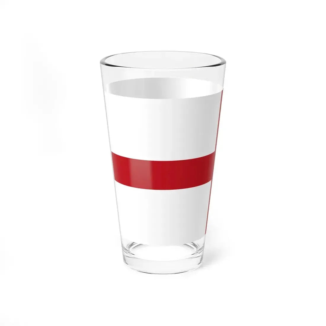 Flag of Genoa type 2 (Italy) Pint Glass 16oz - Go Mug Yourself