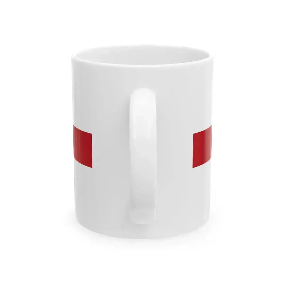 Flag of Genoa type 2 (Italy) White Coffee Mug - Go Mug Yourself