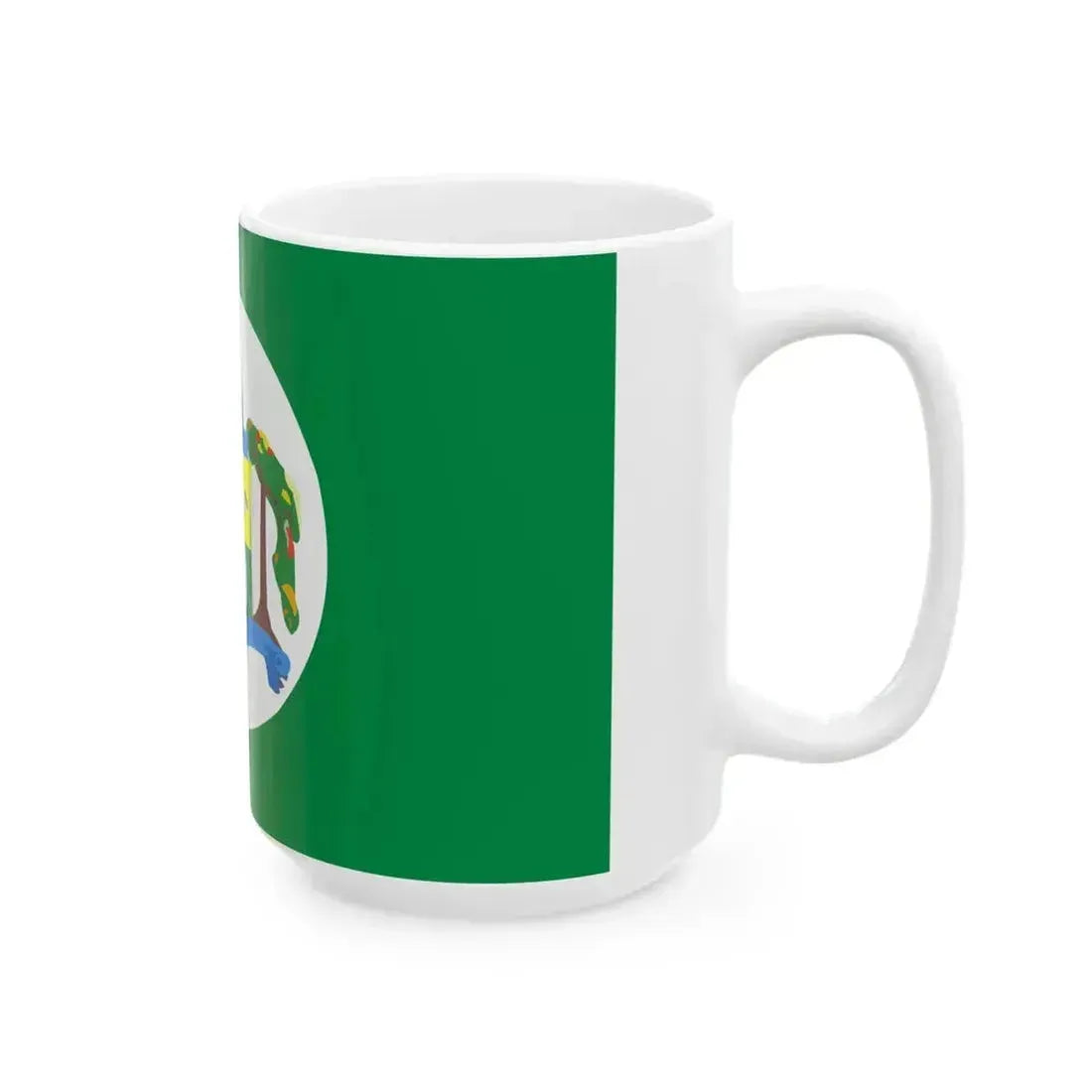 Flag of Georgetown (Guyana) White Coffee Mug - Go Mug Yourself