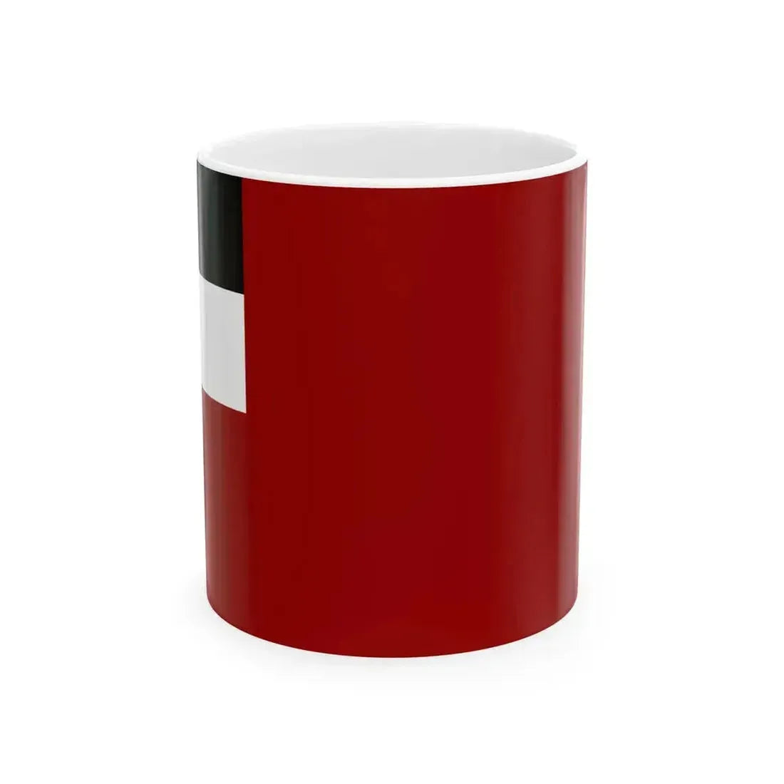 Flag of Georgia 1918-1921 1-2 (Georgia) White Coffee Mug 11oz - Go Mug Yourself