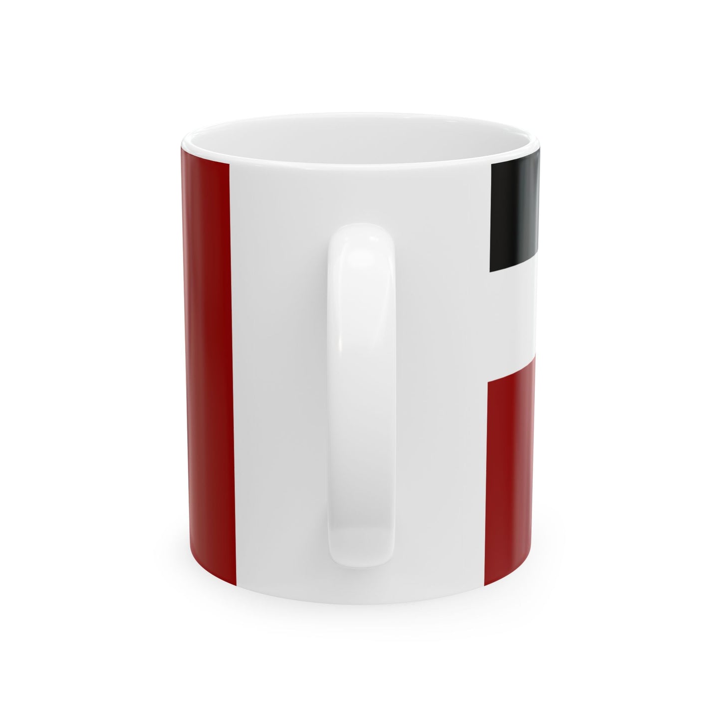 Flag of Georgia 1918-1921 1-2 (Georgia) White Coffee Mug-Go Mug Yourself
