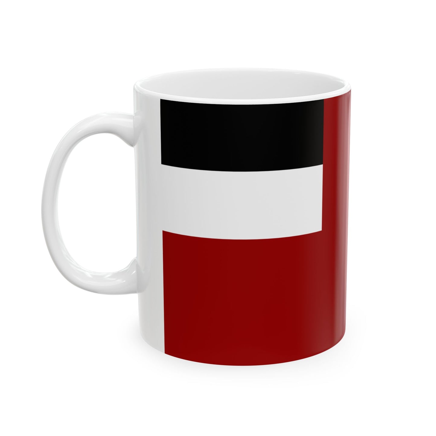 Flag of Georgia 1918-1921 1-2 (Georgia) White Coffee Mug-Go Mug Yourself