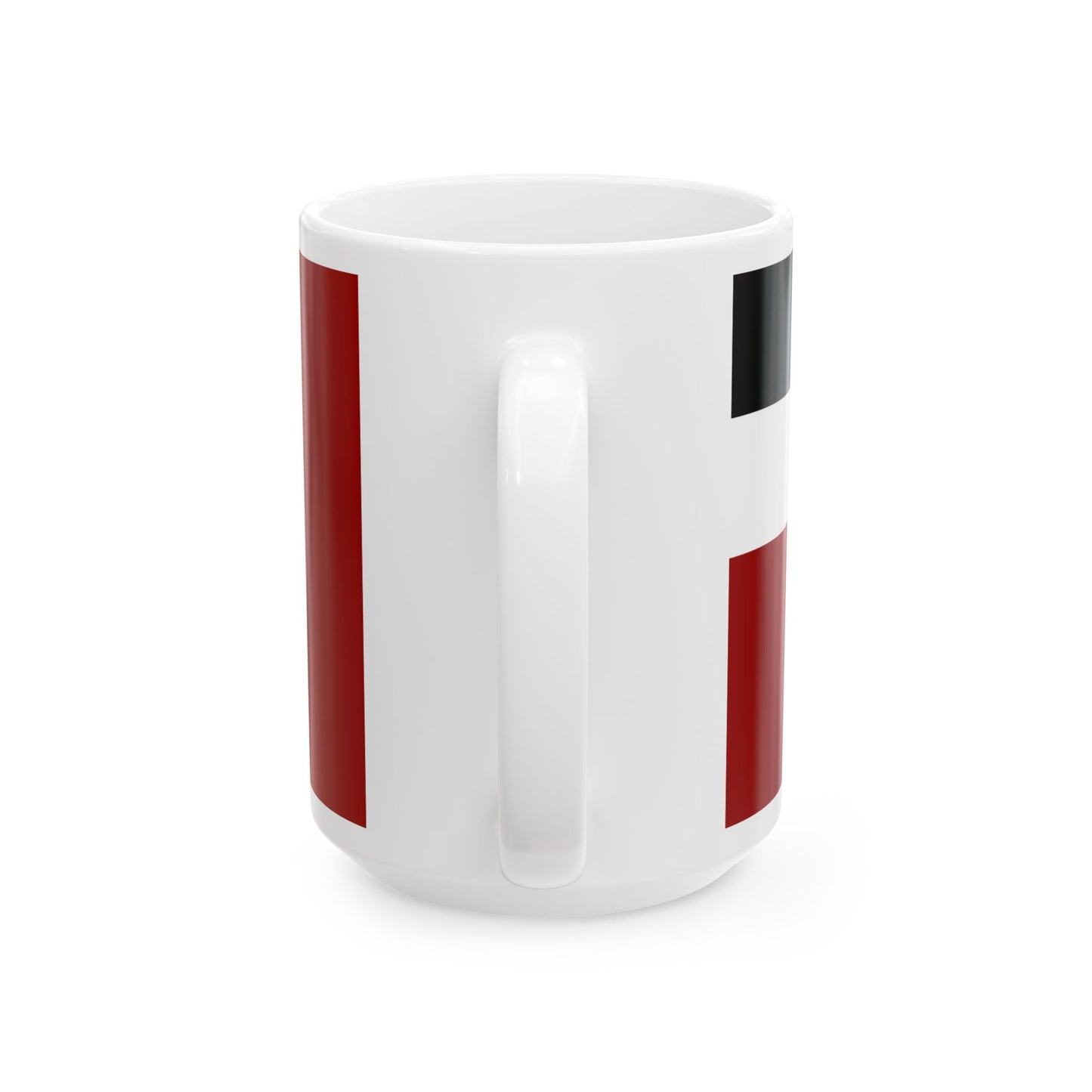 Flag of Georgia 1918-1921 1-2 (Georgia) White Coffee Mug-Go Mug Yourself