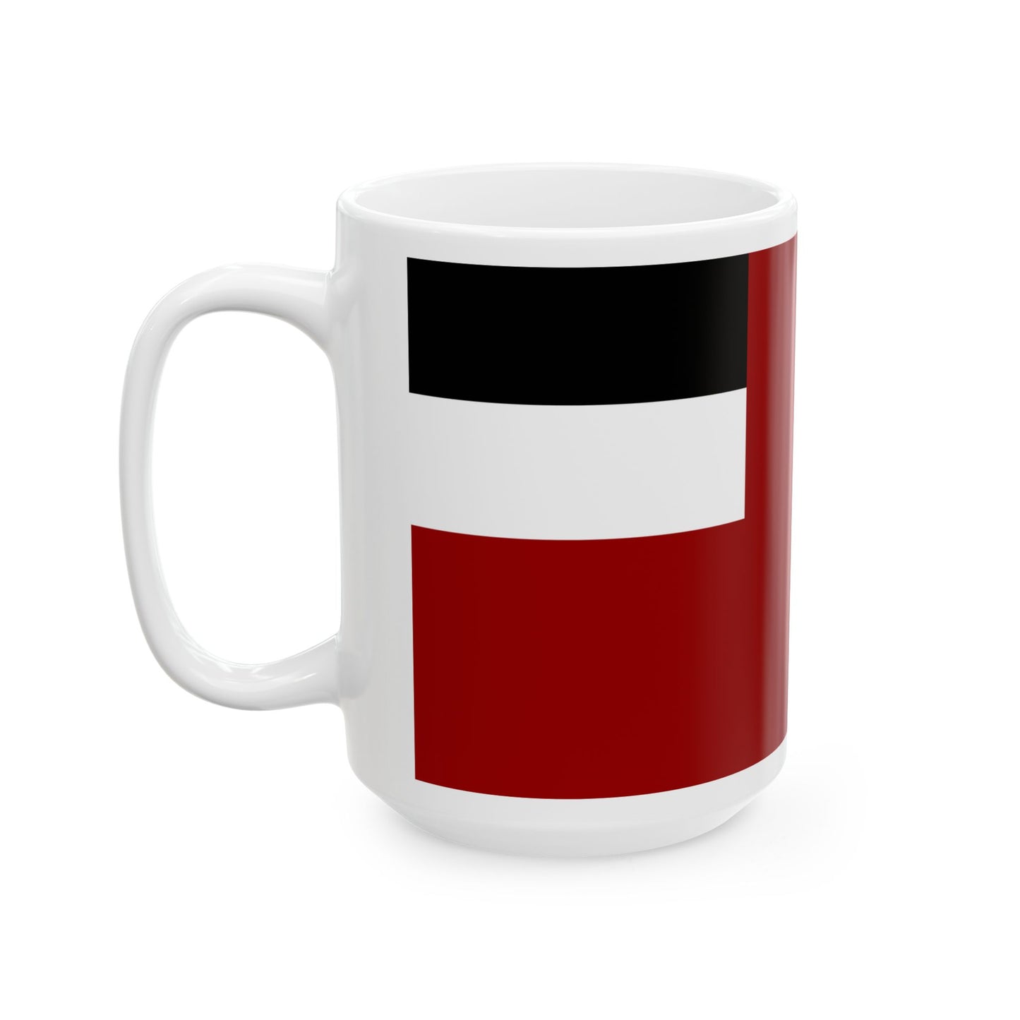 Flag of Georgia 1918-1921 1-2 (Georgia) White Coffee Mug-Go Mug Yourself