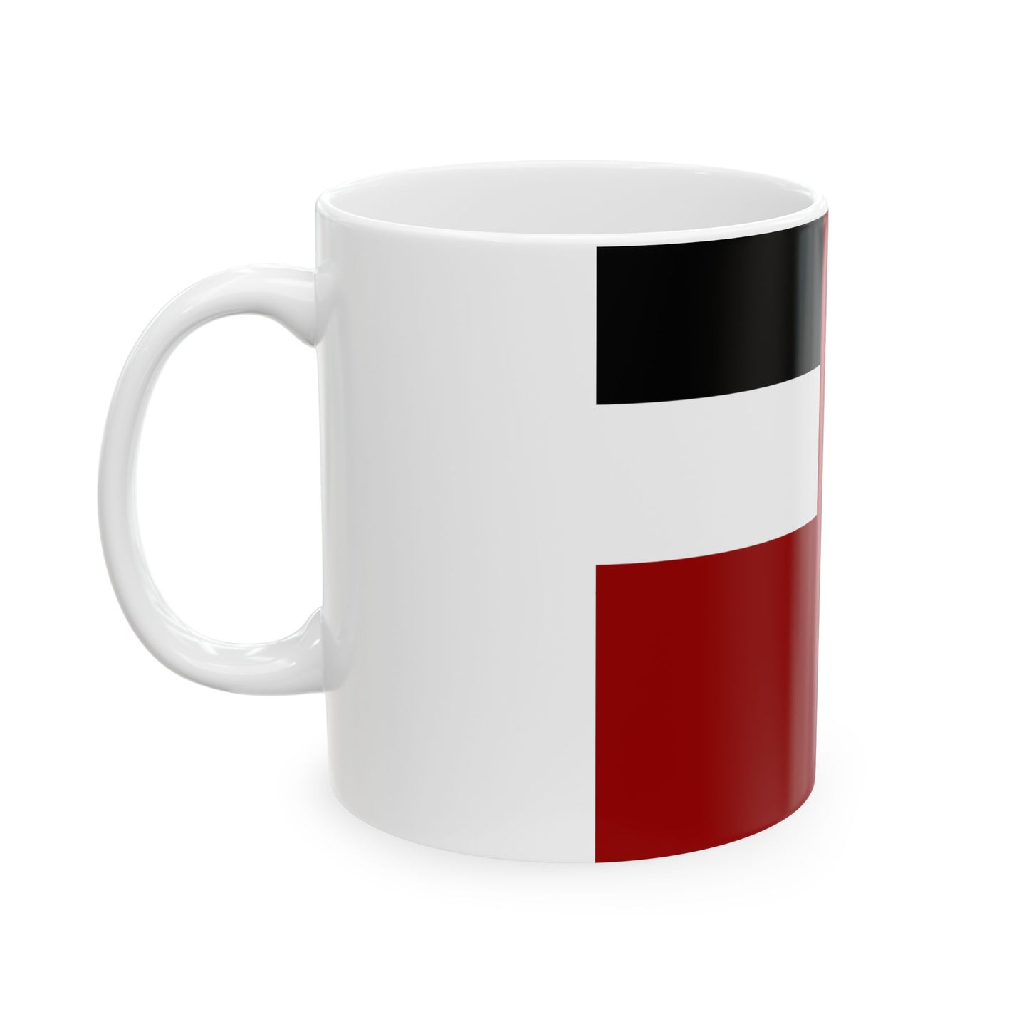 Flag of Georgia 1918-1921 4-5 (Georgia) White Coffee Mug-Go Mug Yourself