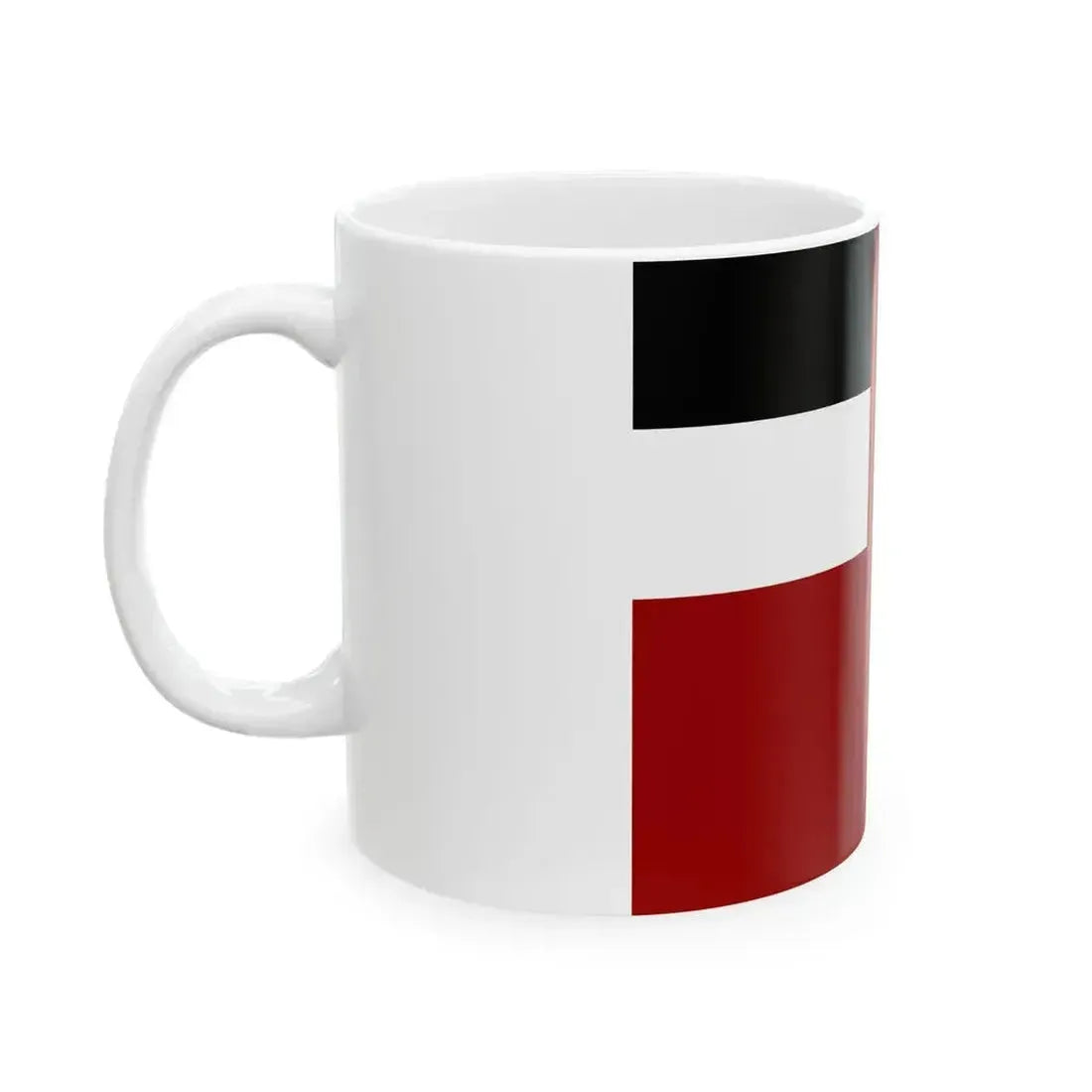 Flag of Georgia 1918-1921 4-5 (Georgia) White Coffee Mug - Go Mug Yourself