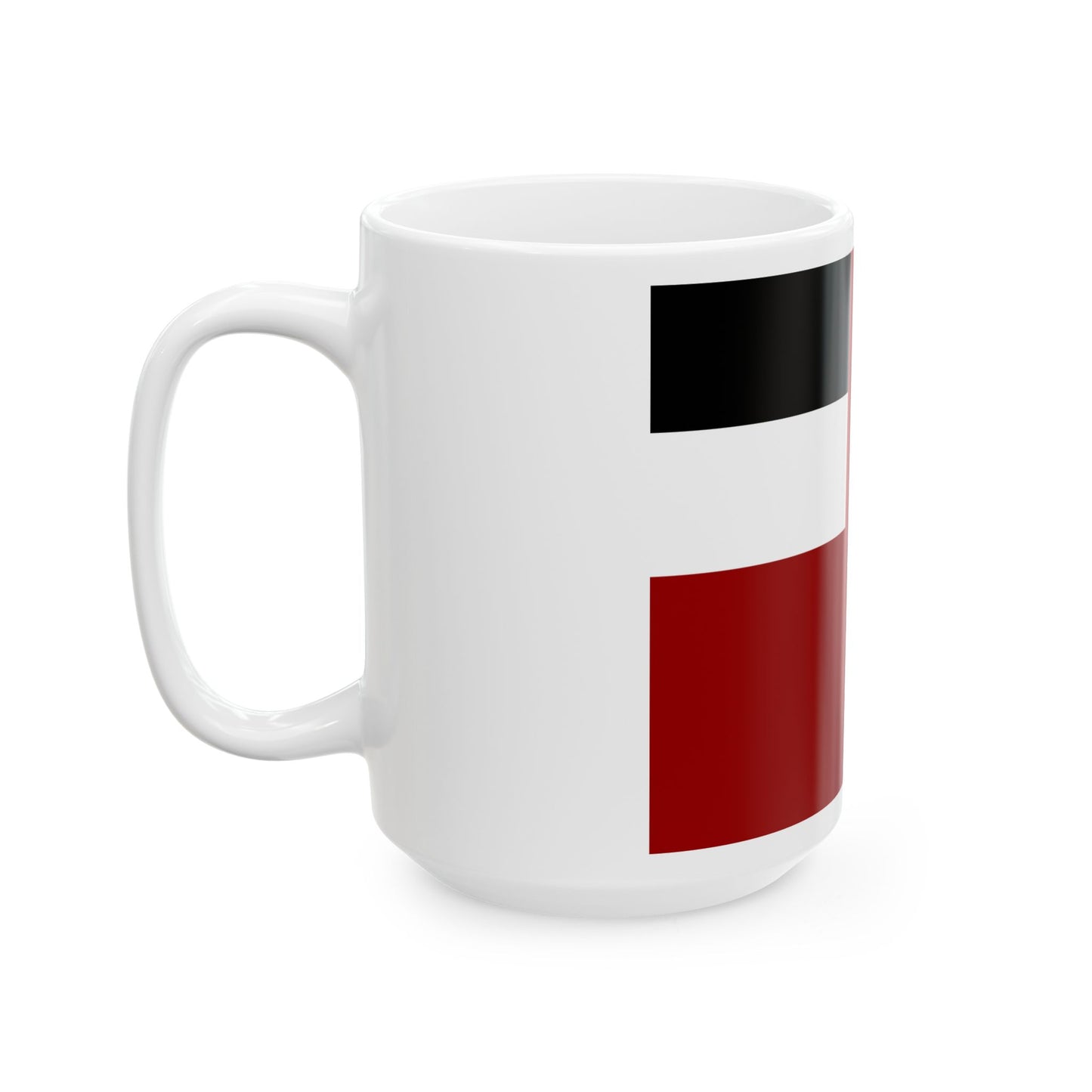 Flag of Georgia 1918-1921 4-5 (Georgia) White Coffee Mug-Go Mug Yourself