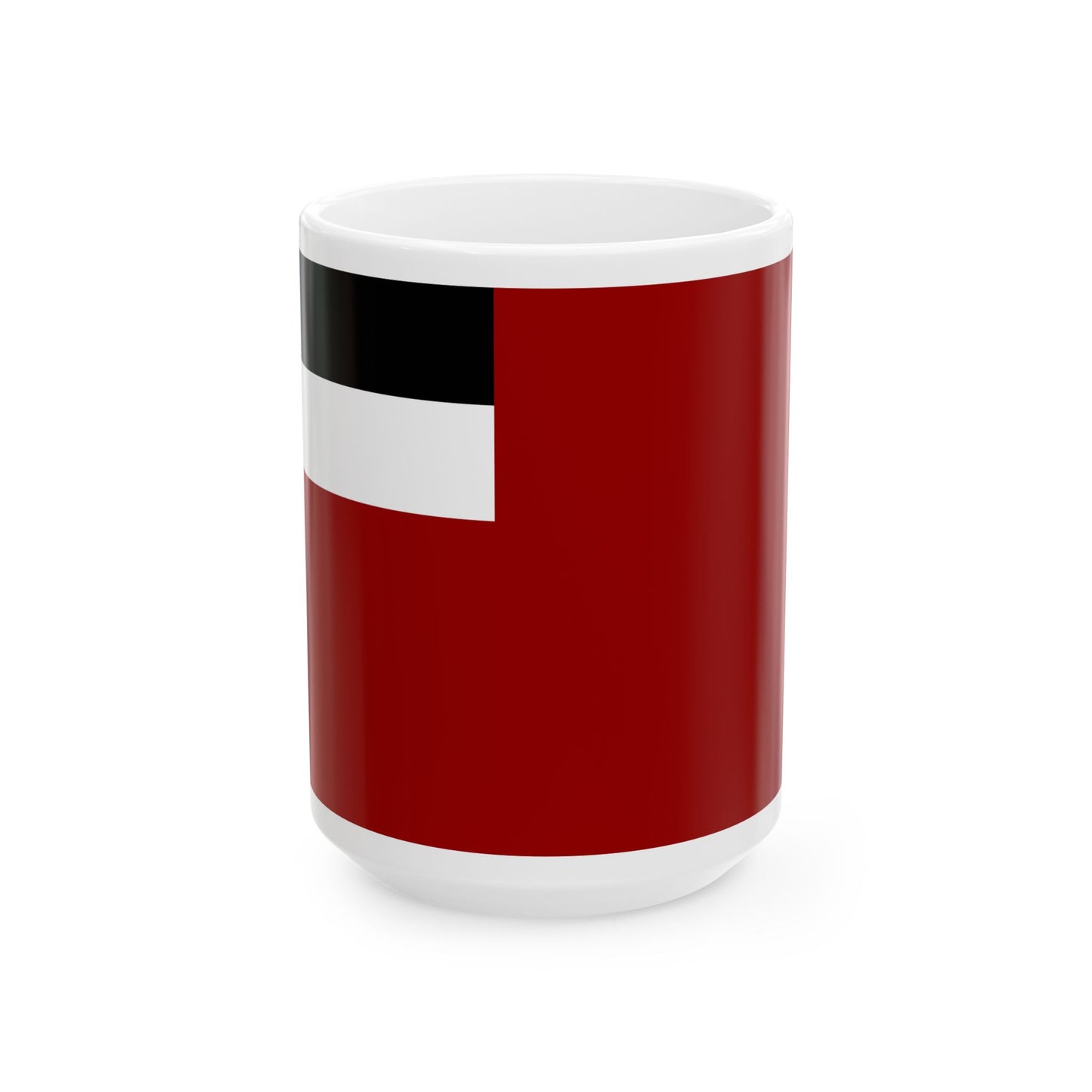 Flag of Georgia 1990-2004 3-2 (Georgia) White Coffee Mug-15oz-Go Mug Yourself