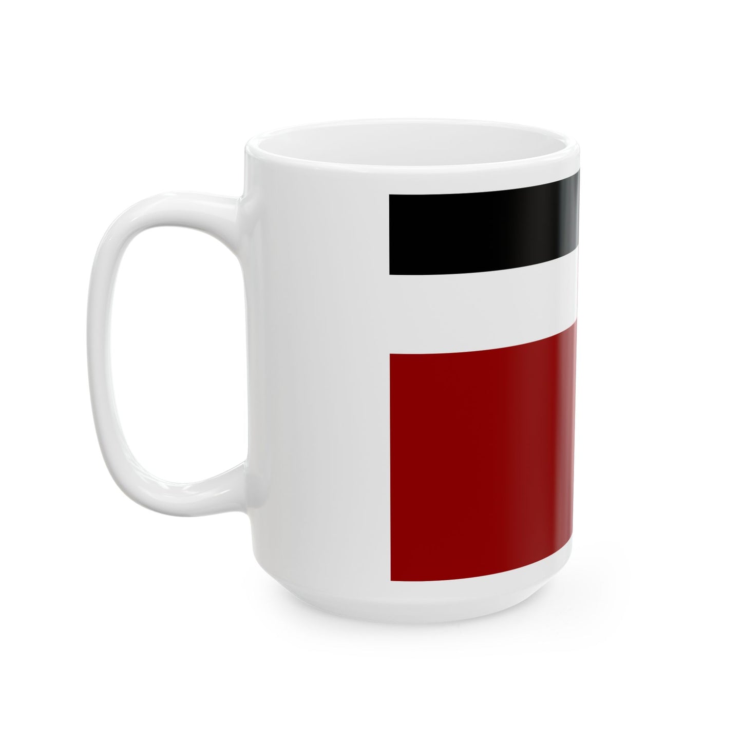 Flag of Georgia 1990-2004 3-2 (Georgia) White Coffee Mug-Go Mug Yourself