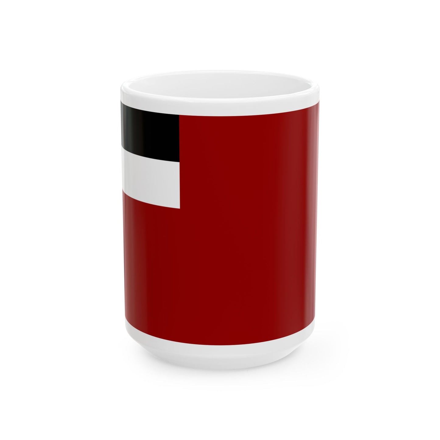 Flag of Georgia 1990-2004 (Georgia) White Coffee Mug-15oz-Go Mug Yourself