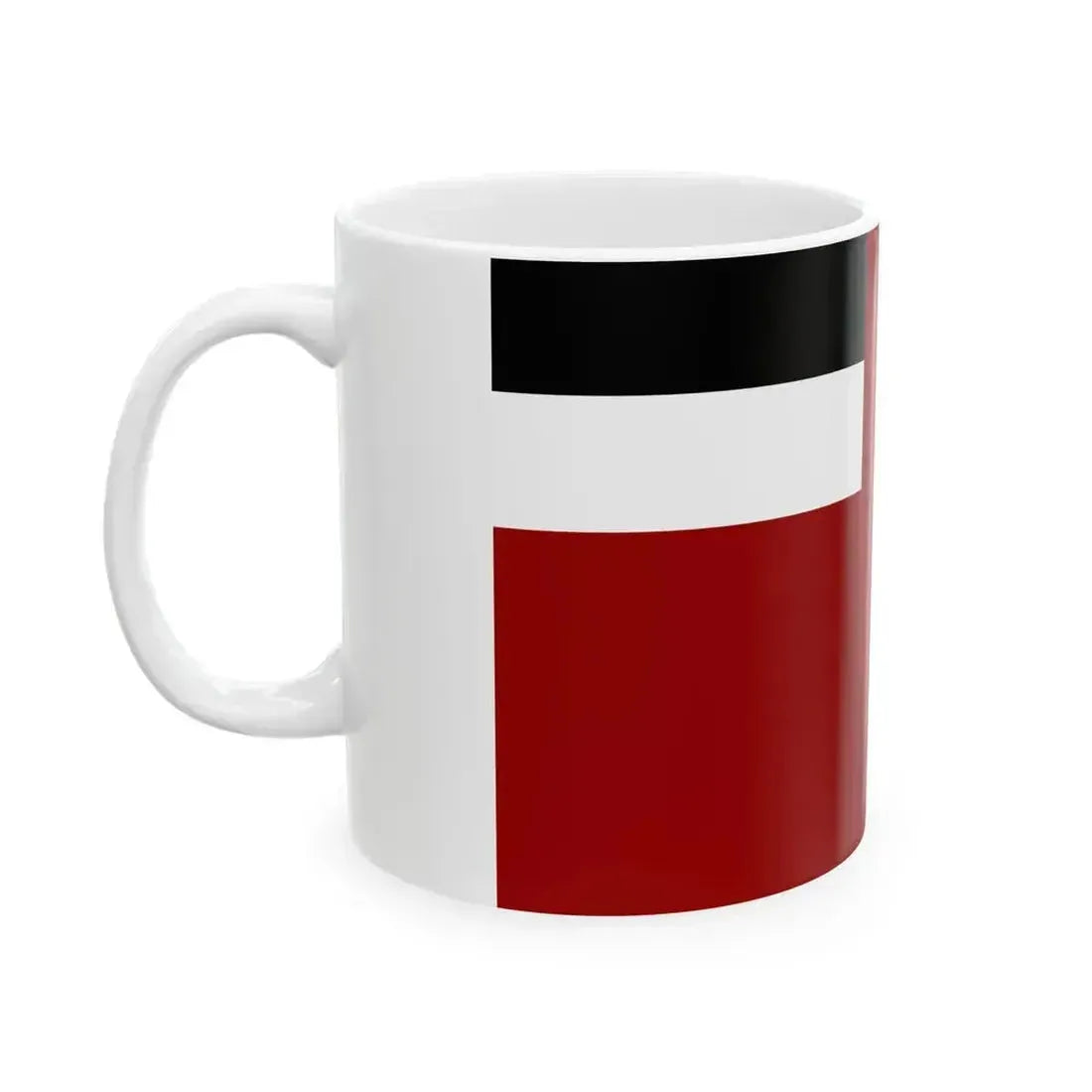 Flag of Georgia 1990-2004 (Georgia) White Coffee Mug - Go Mug Yourself