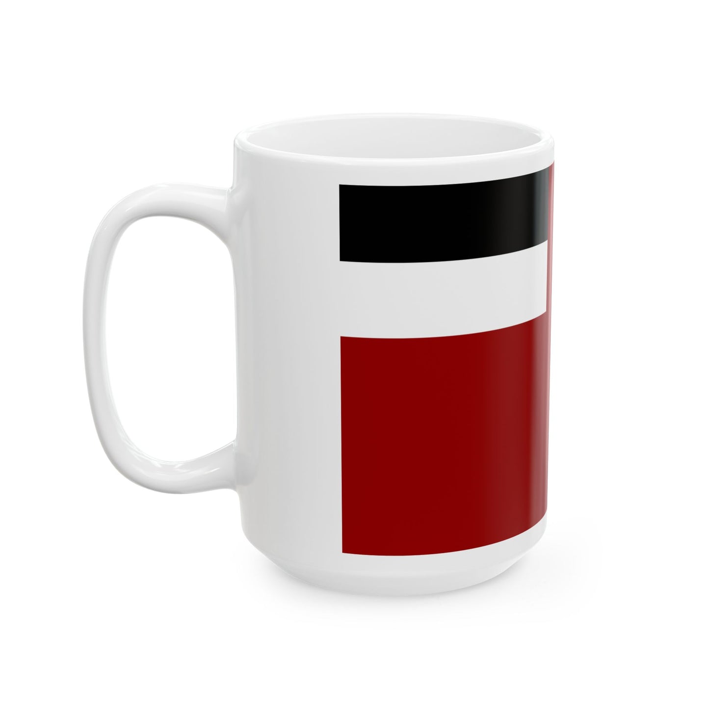 Flag of Georgia 1990-2004 (Georgia) White Coffee Mug-Go Mug Yourself