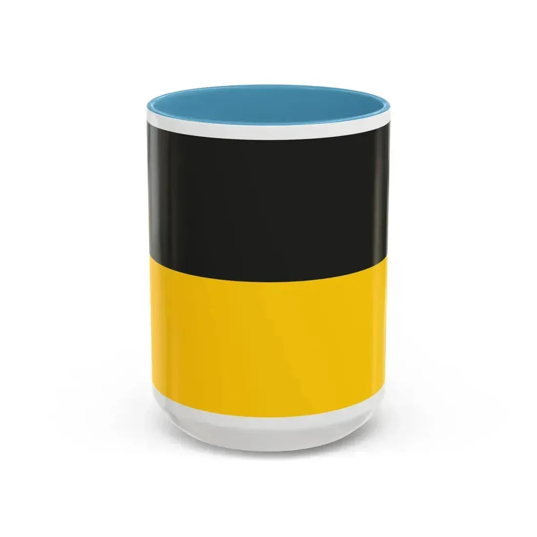 Flag of Gera Germany - Accent Coffee Mug 15oz Light Blue - Go Mug Yourself