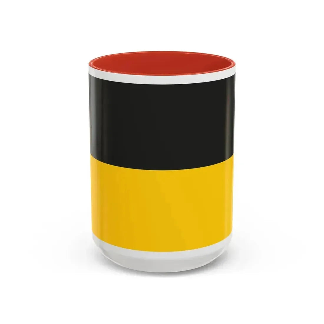 Flag of Gera Germany - Accent Coffee Mug 15oz Red - Go Mug Yourself