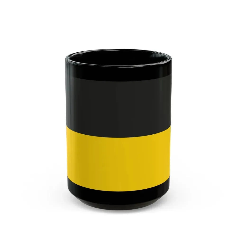 Flag of Gera Germany - Black Coffee Mug 15oz - Go Mug Yourself